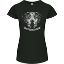 Deutsche Dogge Great Dane Dog Womens Petite Cut T-Shirt Black
