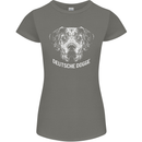 Deutsche Dogge Great Dane Dog Womens Petite Cut T-Shirt Charcoal
