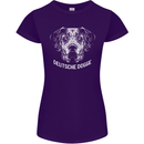 Deutsche Dogge Great Dane Dog Womens Petite Cut T-Shirt Purple