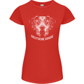 Deutsche Dogge Great Dane Dog Womens Petite Cut T-Shirt Red