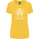 Deutsche Dogge Great Dane Dog Womens Wider Cut T-Shirt Yellow