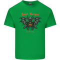 Devil Burger Demon Satan Grim Reaper BBQ Mens Cotton T-Shirt Tee Top Irish Green