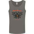 Devil Burger Demon Satan Grim Reaper BBQ Mens Vest Tank Top Charcoal