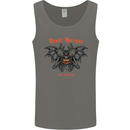 Devil Burger Demon Satan Grim Reaper BBQ Mens Vest Tank Top Charcoal