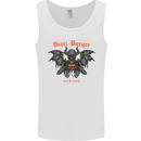 Devil Burger Demon Satan Grim Reaper BBQ Mens Vest Tank Top White