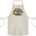 Devil Dragon Skeleton Fantasy Skull Demon Cotton Apron 100% Organic Natural