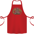 Devil Dragon Skeleton Fantasy Skull Demon Cotton Apron 100% Organic Red