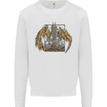 Devil Dragon Skeleton Fantasy Skull Demon Kids Sweatshirt Jumper White