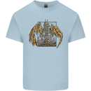 Devil Dragon Skeleton Fantasy Skull Demon Kids T-Shirt Childrens Light Blue