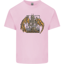 Devil Dragon Skeleton Fantasy Skull Demon Kids T-Shirt Childrens Light Pink