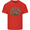 Devil Dragon Skeleton Fantasy Skull Demon Kids T-Shirt Childrens Red