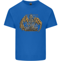 Devil Dragon Skeleton Fantasy Skull Demon Kids T-Shirt Childrens Royal Blue
