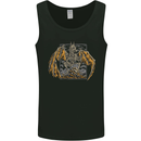 Devil Dragon Skeleton Fantasy Skull Demon Mens Vest Tank Top Black