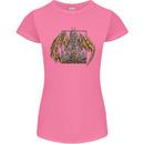 Devil Dragon Skeleton Fantasy Skull Demon Womens Petite Cut T-Shirt Azalea