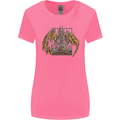 Devil Dragon Skeleton Fantasy Skull Demon Womens Wider Cut T-Shirt Azalea