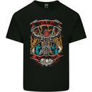 Devil Head Motorcycle Motorbike Biker Mens Cotton T-Shirt Tee Top Black