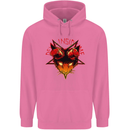 Devil Inside Me Satanic Cat Demon Evil Childrens Kids Hoodie Azalea