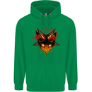 Devil Inside Me Satanic Cat Demon Evil Childrens Kids Hoodie Irish Green