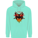 Devil Inside Me Satanic Cat Demon Evil Childrens Kids Hoodie Peppermint