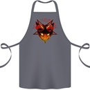 Devil Inside Me Satanic Cat Demon Evil Cotton Apron 100% Organic Steel