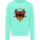 Devil Inside Me Satanic Cat Demon Evil Kids Sweatshirt Jumper Peppermint