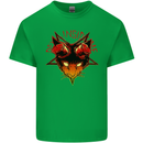 Devil Inside Me Satanic Cat Demon Evil Kids T-Shirt Childrens Irish Green