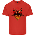 Devil Inside Me Satanic Cat Demon Evil Kids T-Shirt Childrens Red