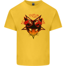 Devil Inside Me Satanic Cat Demon Evil Kids T-Shirt Childrens Yellow