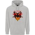 Devil Inside Me Satanic Cat Demon Evil Mens 80% Cotton Hoodie Sports Grey