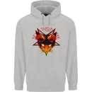 Devil Inside Me Satanic Cat Demon Evil Mens 80% Cotton Hoodie Sports Grey