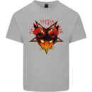 Devil Inside Me Satanic Cat Demon Evil Mens Cotton T-Shirt Tee Top Sports Grey
