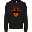 Devil Inside Me Satanic Cat Demon Evil Mens Sweatshirt Jumper Black