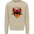Devil Inside Me Satanic Cat Demon Evil Mens Sweatshirt Jumper Sand