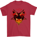 Devil Inside Me Satanic Cat Demon Evil Mens T-Shirt Cotton Gildan Red