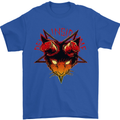Devil Inside Me Satanic Cat Demon Evil Mens T-Shirt Cotton Gildan Royal Blue
