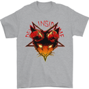 Devil Inside Me Satanic Cat Demon Evil Mens T-Shirt Cotton Gildan Sports Grey