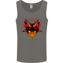 Devil Inside Me Satanic Cat Demon Evil Mens Vest Tank Top Charcoal
