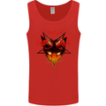 Devil Inside Me Satanic Cat Demon Evil Mens Vest Tank Top Red