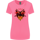 Devil Inside Me Satanic Cat Demon Evil Womens Wider Cut T-Shirt Azalea