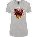 Devil Inside Me Satanic Cat Demon Evil Womens Wider Cut T-Shirt Sports Grey