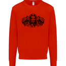 Devil Rider Motorcycle Motorbike Biker Mens Sweatshirt Jumper Bright Red