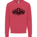 Devil Rider Motorcycle Motorbike Biker Mens Sweatshirt Jumper Heliconia