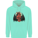 Devil Woman Guitar Death Heavy Metal Rock Childrens Kids Hoodie Peppermint