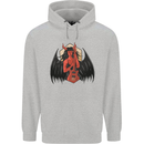 Devil Woman Guitar Death Heavy Metal Rock Childrens Kids Hoodie Sports Grey