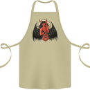 Devil Woman Guitar Death Heavy Metal Rock Cotton Apron 100% Organic Khaki