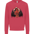 Devil Woman Guitar Death Heavy Metal Rock Kids Sweatshirt Jumper Heliconia