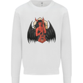 Devil Woman Guitar Death Heavy Metal Rock Kids Sweatshirt Jumper White