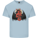 Devil Woman Guitar Death Heavy Metal Rock Kids T-Shirt Childrens Light Blue