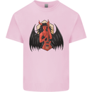 Devil Woman Guitar Death Heavy Metal Rock Kids T-Shirt Childrens Light Pink