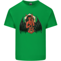 Devil Woman Guitar Death Heavy Metal Rock Mens Cotton T-Shirt Tee Top Irish Green